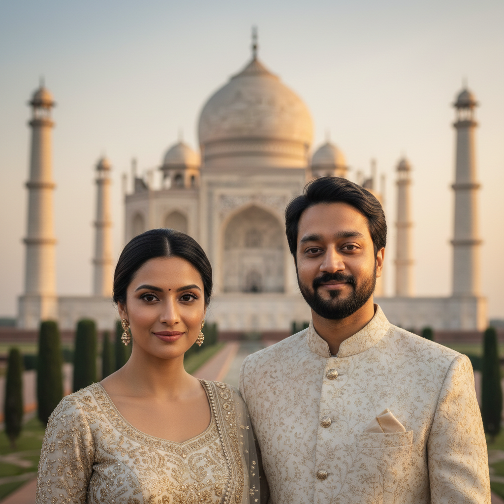 Royal Sunrise at the Taj