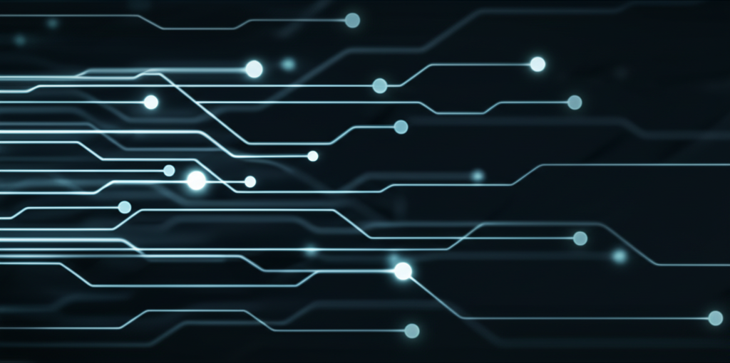 Lines of code on a screen with glowing annotations explaining each line.